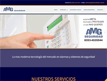 Tablet Screenshot of amgseguridad.com.ar